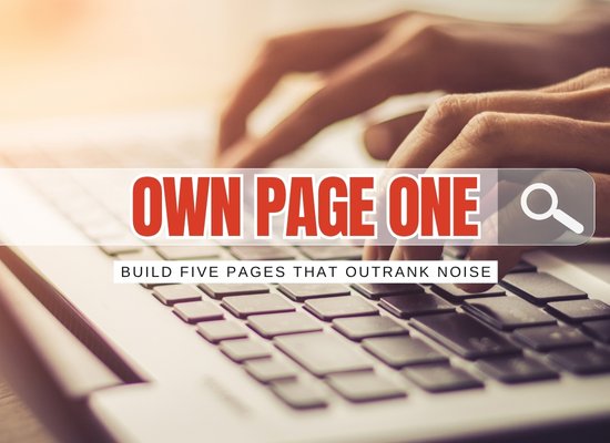 Your Name, Your SERP: A 5-Page Kit To Control Page One