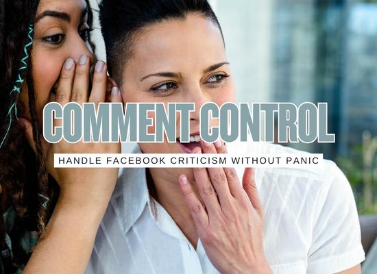 Facebook Comment Damage Control for Small Businesses